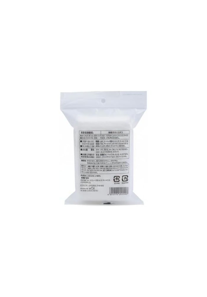 Daiso Large Cotton Puffs - 60 Soft Pads for Makeup Removal & Skincare - Image 3